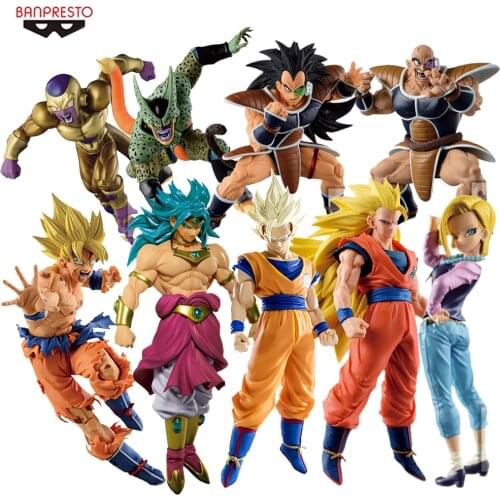 Banpresto Dragon Ball Z SC Tenkaichi Grapes Raditz Nappa Burdock Vegeta IV Cell Son Goku Son Gohan Broli Frieza Mark Anime Toys