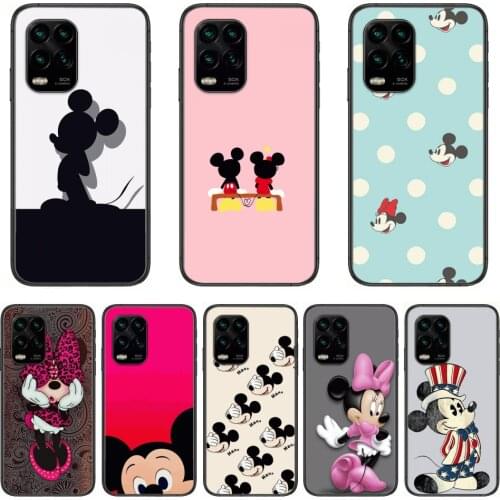 Disney mobile phone case protective cover Phone Case For xiaomi Redmi Note 9S 8 7 6 5 A Pro T Anime Black Cover Silicone Back