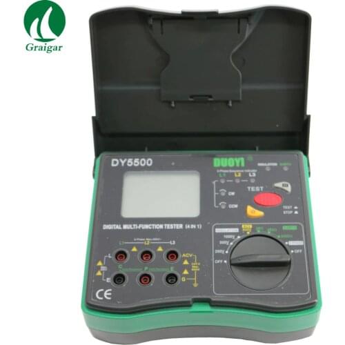DY5500 4 in 1 Digital Multi-function Multimeter - Insulation Earth Tester