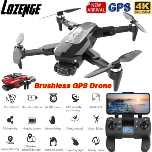 Lozenge H38 PRO Brushless GPS Drone Follow Me WiFi Quadcopter Helicopter 1080P/4K Camera Drone with Camera Storage Bag