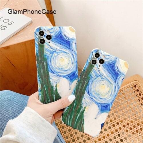 GlamPhoneCase Comic lLandscape Phone Case For iPhoneSE 2 11Pro/Max X XS Max XR Soft Silicone Cover For iPhone11 7 8Plus Case