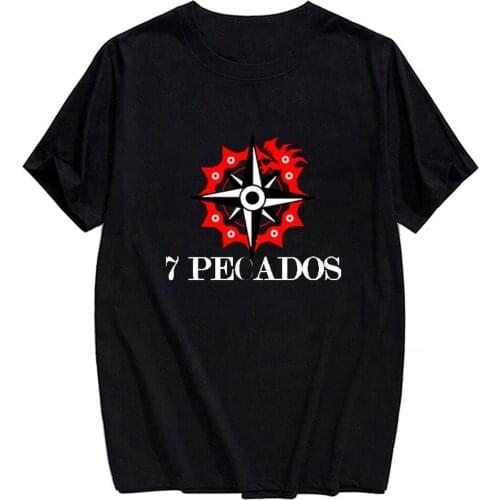 CLOOCL Seven Deadly Sins Cotton T-shirts Fashion Summer Funny Short Sleeve Harajuku Style TShirt Casual Hip Hop Top Clothes