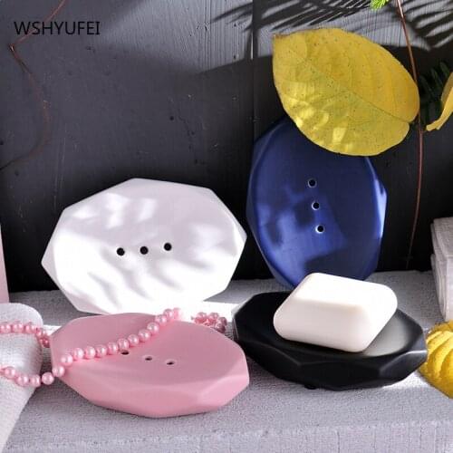 Nordic Light Luxury Ceramic Soap Dish Underwear Soap Container Jewelry Watch Storage rack Hotel Home Bathroom Decoration gift