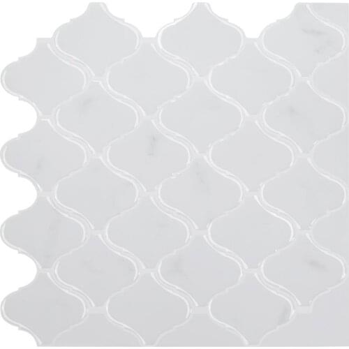 EasyTiles Carrara 3D Sticker Anti-Mold Self Adhesive Marbling Wallpaper Waterproof Kitchen Peel And Stick Backsplash Tiles