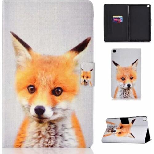 Leather PU Cute Case For Samsung Galaxy Tab A 8.0 2019 SM-T290 SM-T295 T295 T297 Cover Funda Tablet Stand Shell Coque