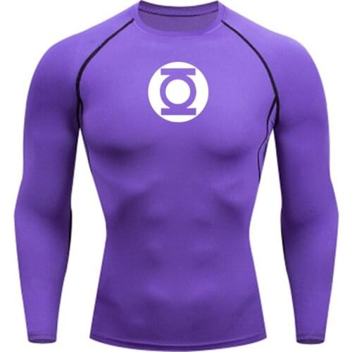 Mens Sports Fitness Tight Long Sleeve Outdoor Running Training T-Shirt Gym Sports Quick-Drying Wicking Breathable Men T Shirts