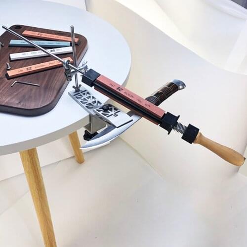 The new multi-function professional sharpener, double the effort of sharpening the knife, knife sharpener 4 mesh whetstone set