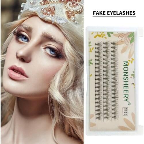 The New 10 Roots Lash Extension 0.07mm Mix Size Matte Mink Eyelashes Extension, Individual Eyelashes Makeup Natural Lash Cluster