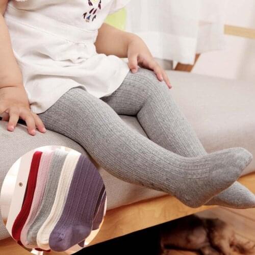 Solid Color Soft Cotton Baby Tights For Boy Girl Winter Autumn New Panty Baby Girl Pantyhose Infant Girls Tights