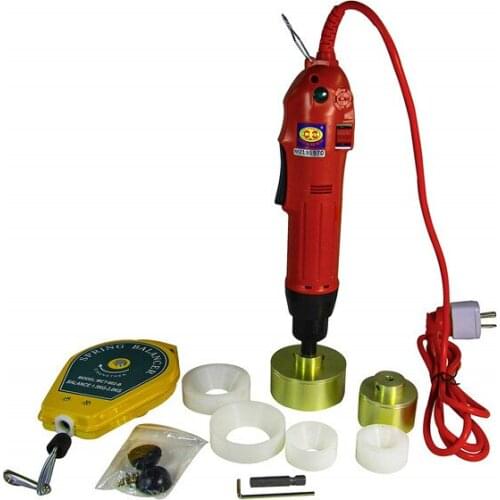 Handheld Bottle Capper Electric Screwing Capping Tools Bottle Capping Screwing Sealing Machine for 10-50mm Round Capper Caps