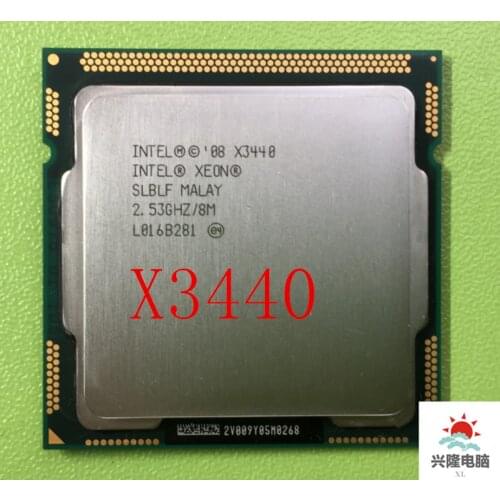 Intel Xeon X3440 x3440 cpu, / 2.53GHz / LGA1156 / 8MB /Quad-Core / I5 650 i5 750 i5-760