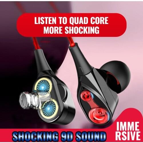 3.5mm Wired earphone In-Ear Sport Gaming Headset Earbuds Earphones For IPhone 7 Samsung Huawei Xiaomi Cell phone With Mic