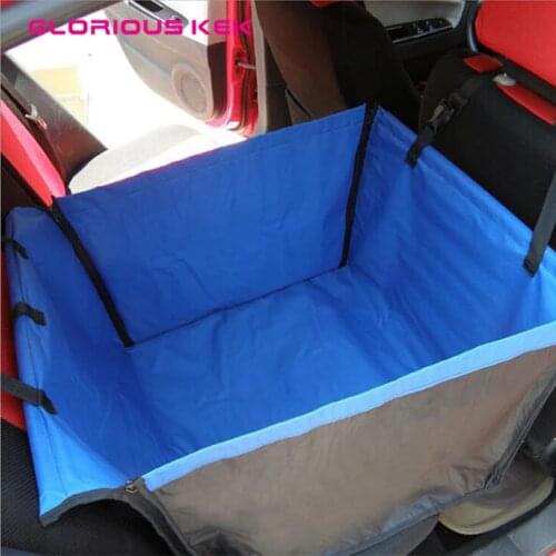 GLORIOUS KEK Back Single-seated Dog Car Seat Cover Waterproof Single Dog Car Seat Protector Stain-resistant&Abrasion-resistant