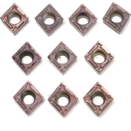 10Pcs CCMT060204 UE6020 Carbide inserts Cutting Tool CNC Tools Lathe tools Lathe Cutter Blades Internal Turning Tools