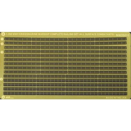 1/350 Railing: WWII KM surface vessels ABC/SET