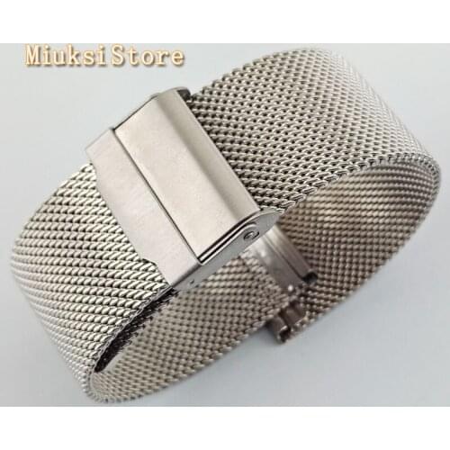 1PCS 22mm Watch Band Stainless Steel Strap Replacement Bracelet for mens Watches
