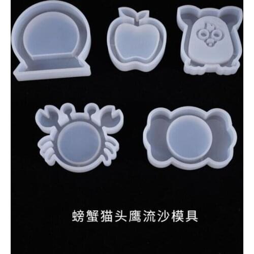 1PCS Transparent Silicone Mould Owl Candy Mould DIY Water Drop Decoration Silicone Mould
