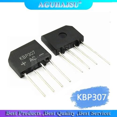 10pcs/lot KBP307 Bridge Rectifier 3A / 1000V LCD board commonly used rectifier bridge original