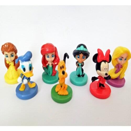 100PCS/lot 3.5cm Several classic Disney Mickey Mouse and Donald Duck Princess ornaments