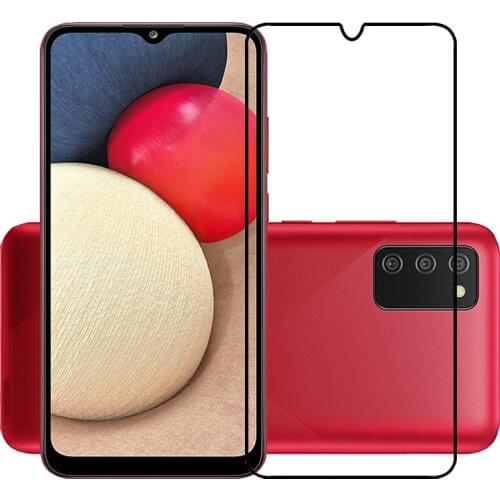 25 Pcs/Lot Full Cover Screen Protectors For Samsung Galaxy A02s Scratch Proof Protective Film Tempered Glass