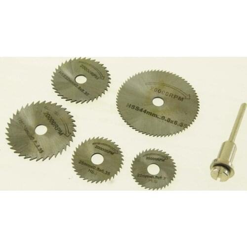 # 6PCs Drill HSS Mini Saw Blade Wood Metal Jade Art Gold Jewellry DIY