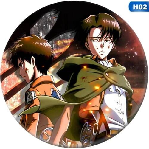 Anime Attack On Titan Brooch Girls Cosplay Badges Pin Jewelry Wholesale Dropshipping For Clothes Backpack Decoration