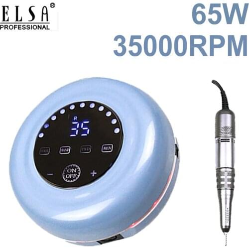 35000RPM 65W Nail Polishing Machine Salon Professional Nail Polishing Machine Electric Nail Drill Nail Pedicure Machine