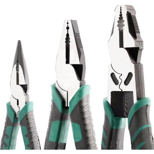 Hardware Tools Multi-Function 8 Inch 9 Inch Crimping And Stripping Labor Saving Flat Mouth Manual Wire Cutters