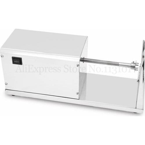 Electric Potato Spiral Chips Cutter Stainless Steel Tornado Twister Potato Slicer 220V 110V