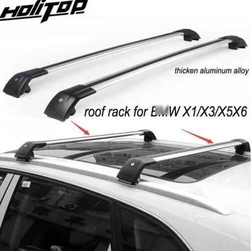HOT Transversal roof rack cross bar cross roof rail for BM X1 X3 X5 X6 2013-2020 .thicken aluminum alloy, from ISO9001 factory