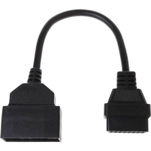 22 Pin To 16 Pin Female OBD2 Cable Connector Adapter For Toyota Diagnostic Tool E7CA
