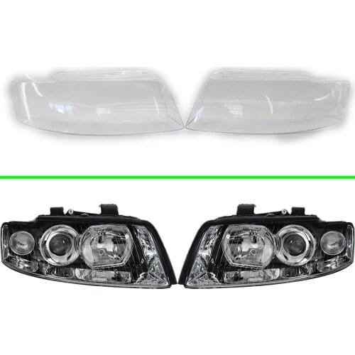 Headlight Cover For Audi A4 B6 2000 2001 2002 2003 2004 Headlamp Lens Car Replacement Auto Shell