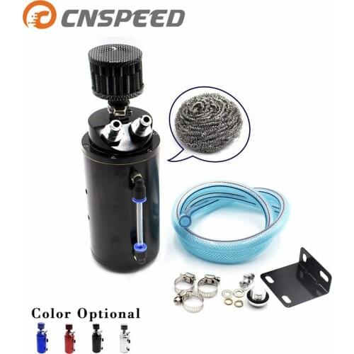 CNSPEED racing oil capture tank cap tank tank lid oil can use mini air filter and internal yarn YC100631