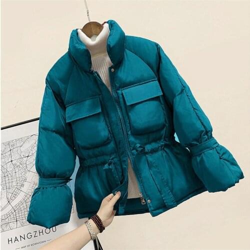 Women Filling Cotton Jacket Autumn And Winter Casual Style Woman Parkas Female Coats