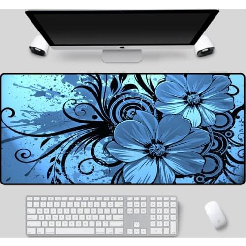 Mairuige Beautiful flower pattern mouse pad multi-size selection rubber non-slip table mat home computer essential keyboard pad