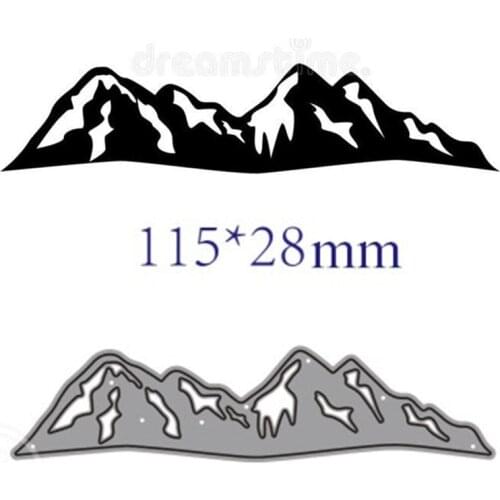 Metal cutting dies cut die mold Mountains decoration Scrapbook paper craft knife mould blade punch stencils dies