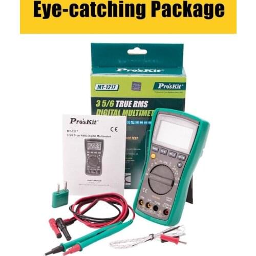 ProskitMT-1217 automatic range digital display multimeter three-meter electric capacity temperature digital multimeter