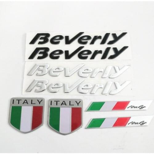 Motorcycle Raise 3D Emblem Italian MOTO SCOOTER Badge Sticker Decal FOR PIAGGIO Beverly 500 Stickers