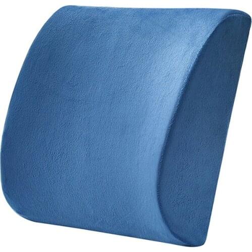 Soft Memory Foam Support Back Cushion Massager Pillow Back Massager Waist Cushion for Car Chair Home Office Relieve Pain