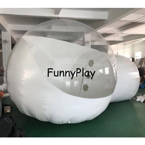 Inflatable bubble hotel camping tent outdoor party beach tents inflatable lawn tents for rental dropship free shipping