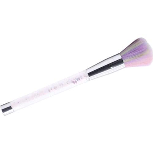 Nail Art Glitter Brush Makeup Dust Cleaner UV Gel Powder Remover Manicure Tool