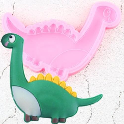 3D Dinosaur Silicone Molds Animals Chocolate Baby Birthday Cupcake Fondant Cake Decorating Tools Cookie Baking Candy Clay Moulds