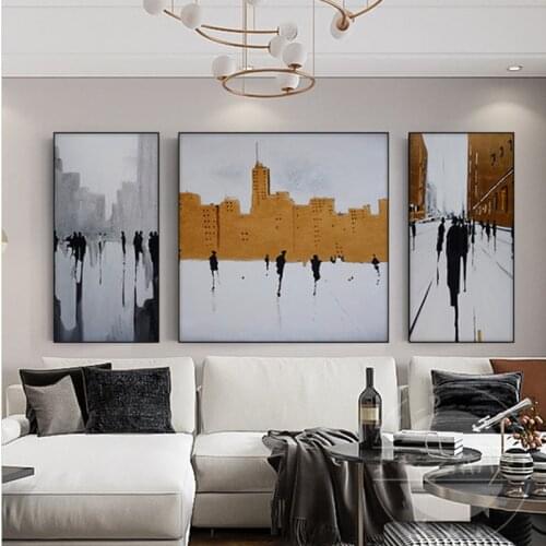 3 Panels Modern Abstract Figure Art Canvas Painting Nordic Posters and Prints Wall Art Paintings for Living Room Home Decoration