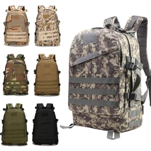 Military Tactical Backpack Army Molle Assault Bags Outdoor Hiking Trekking Camping Hunting Bag Camo Mochila Large Capacity Bags