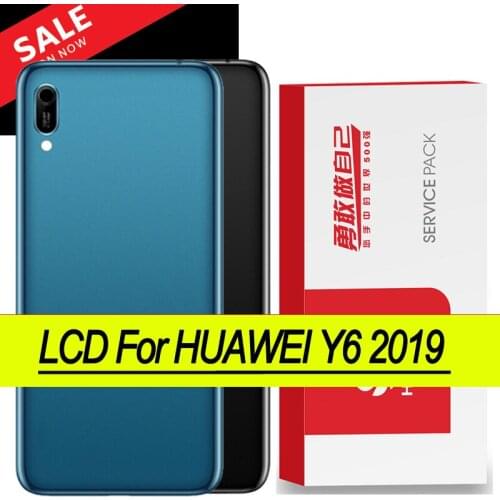 Back Cover For Y6 2019 Back Battery Cover Rear Housing Door Case For Huawei Y6 2019 Battery Cover With Camera Lens