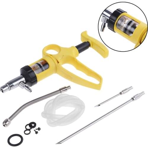 10ml continuous drench yellow gun syringe sheep goats oral pig animal