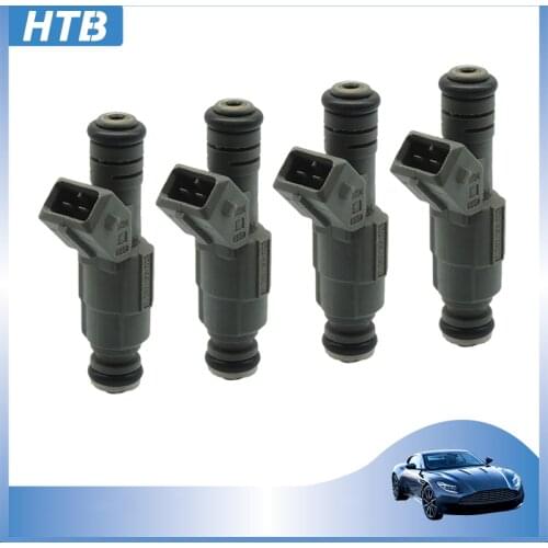 4Pcs Fuel Injectors 0280155823 Fit For BWM LAND ROVER 540i 740i 740iL X5 Z8 RANGE ROVER 4.4L 1999-2001 4.6 L 13641707843 1707843