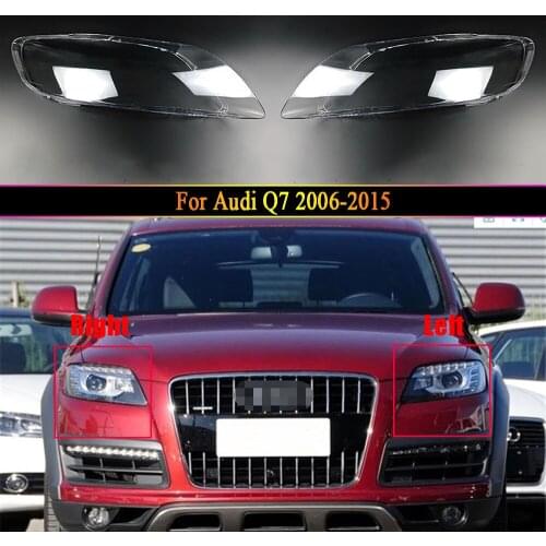 Car Headlamp Lens For Audi Q7 2006 2007 2008 2009 2010 2011 2012 2013 2014 2015 Car Headlight Headlamp Lens Auto Shell Cover
