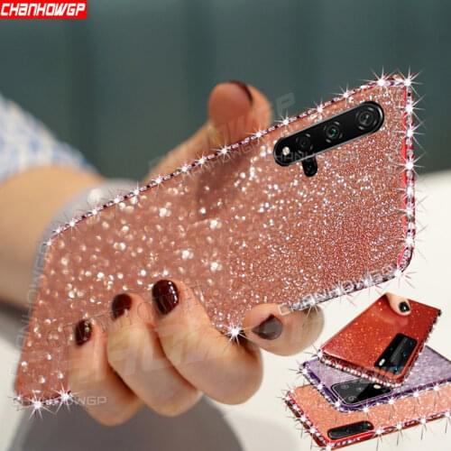 Glitter Diamond Case For Huawei P40 P30 PSmart 2020 Y5P Y6P Y7P Honor 30 30S 20S 20 10i 10 Lite Pro 9A 9S 9C 9X 8A 8S Soft Cover