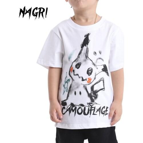 Kids Short Sleeve T-shirt Boys CAMOUFLAGE Cute Funny Cartoon Graphic Tee Family Matching Clothes Father and Son Summer T-shirt